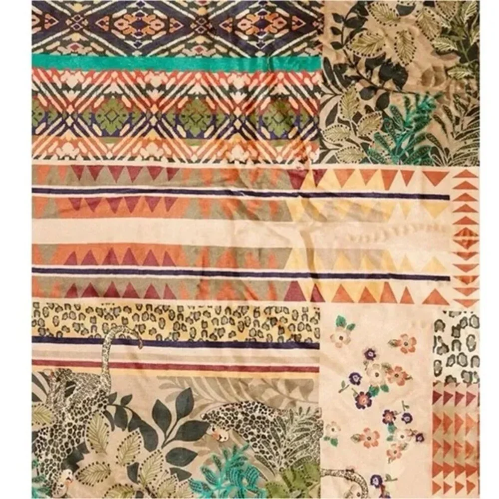 NWT Johnny Was Biya JWLA 3J Workshop Laurel Canyon Cozy Blanket Throw Reversible
